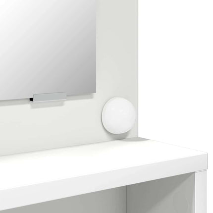 Sängrum Smyckesbord Vit 80 x 39,6 x 135 cm Konstruerat trä