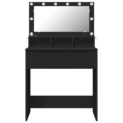Sängrum Smyckesbord Svart 80 x 39,6 x 135 cm Konstruerat trä