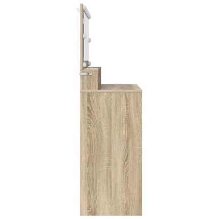 Sängrum Smyckesbord Sonoma-ek 80 x 39,6 x 135 cm