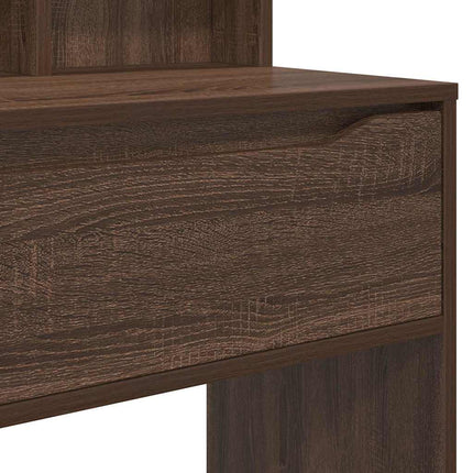 Sängrum Smyckesbord Brun Ek 80 x 39,6 x 135 cm Konstruerat trä