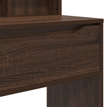 Sängrum Smyckesbord Brun Ek 80 x 39,6 x 135 cm Konstruerat trä