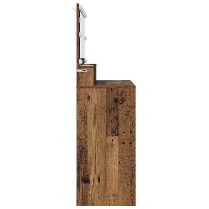 Sängrum Smyckesbord med låda Gammalt trä 80 x 39,6 x 135 cm