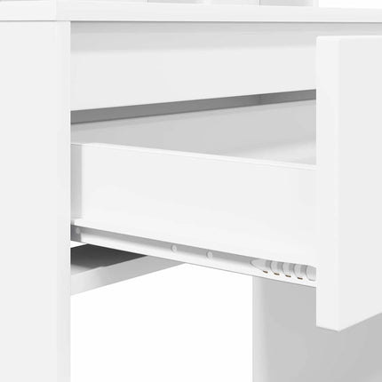 Sängrum Smyckesbord Vit 80 x 39,6 x 135 cm Konstruerat trä