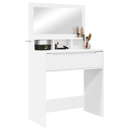 Sängrum Smyckesbord Vit 80 x 39,6 x 135 cm Konstruerat trä