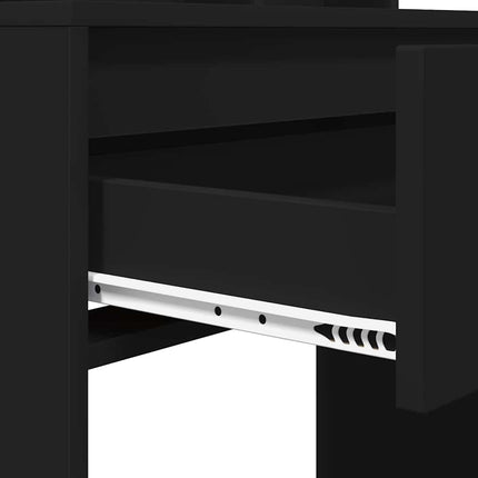 Sängrum Smyckesbord Svart 80 x 39,6 x 135 cm Konstruerat trä