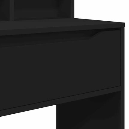 Sängrum Smyckesbord Svart 80 x 39,6 x 135 cm Konstruerat trä