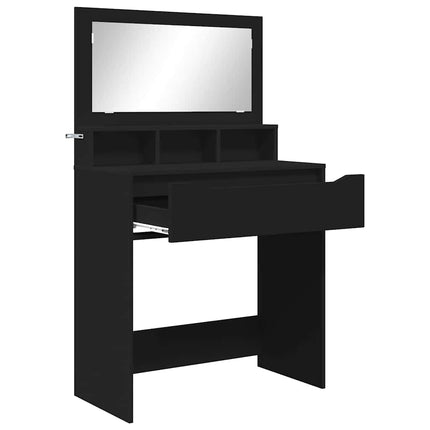 Sängrum Smyckesbord Svart 80 x 39,6 x 135 cm Konstruerat trä
