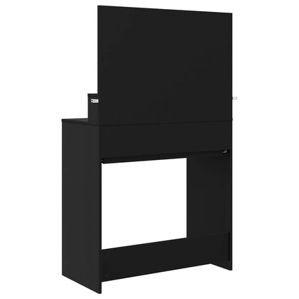 Sängrum Smyckesbord Svart 80 x 39,6 x 135 cm Konstruerat trä