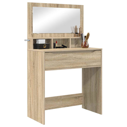 Sängrum Smyckesbord Sonoma-ek 80 x 39,6 x 135 cm