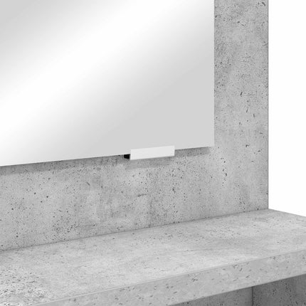 Sängrum Smyckesbord Betonggrå 80 x 39,6 x 135 cm