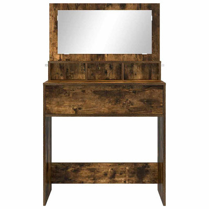 Sängrum Smyckesbord Rökt ek 80 x 39,6 x 135 cm Konstruerat trä