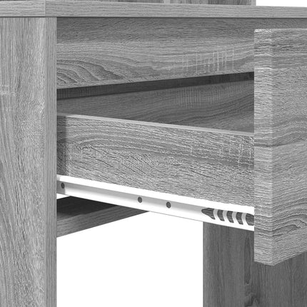 Sängrum Smyckesbord Grå Sonoma 80 x 39,6 x 135 cm