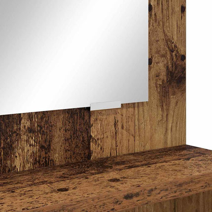 Sängrum Smyckesbord med låda Gammalt trä 80 x 39,6 x 135 cm