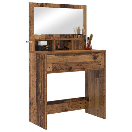 Sängrum Smyckesbord Gammalt trä 80 x 39,6 x 135 cm