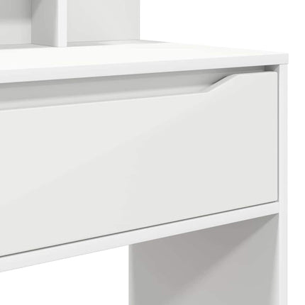 Sängrum Smyckesbord Vit 80 x 39,6 x 135 cm Konstruerat trä
