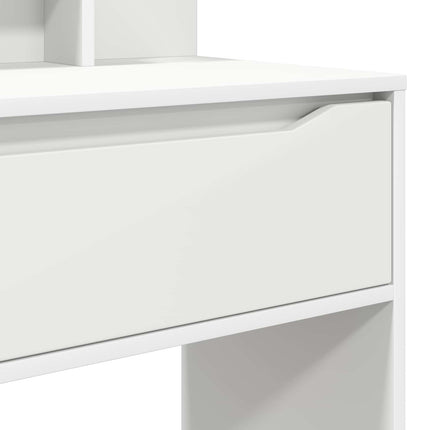 Sängrum Smyckesbord Vit 80 x 39,6 x 135 cm Konstruerat trä