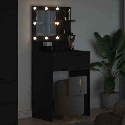 Sängrum Smyckesbord Svart 80 x 39,6 x 135 cm Konstruerat trä