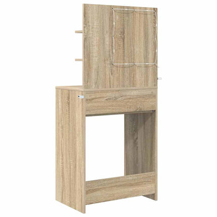Sängrum Smyckesbord med låda Sonoma-ek 80 x 39,6 x 135 cm