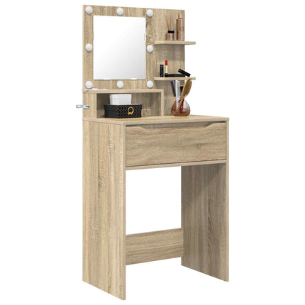 Sängrum Smyckesbord Sonoma-ek 80 x 39,6 x 135 cm