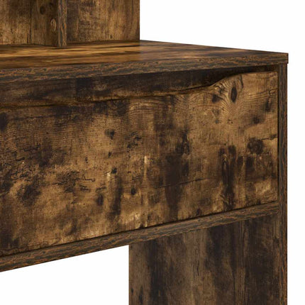 Sängrum Smyckesbord Rökt ek 80 x 39,6 x 135 cm Konstruerat trä