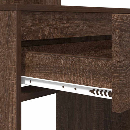 Sängrum Smyckesbord Brun Ek 80 x 39,6 x 135 cm Konstruerat trä