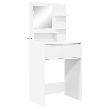 Sängrum Smyckesbord Vit 80 x 39,6 x 135 cm Konstruerat trä