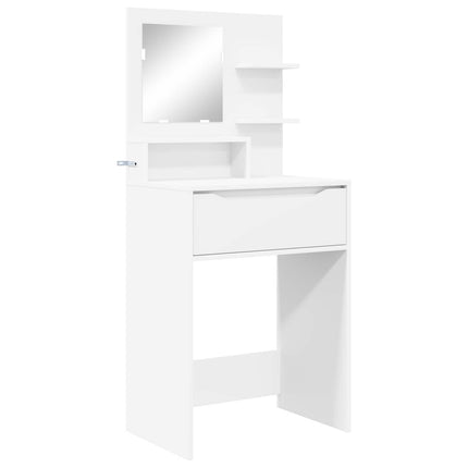 Sängrum Smyckesbord Vit 80 x 39,6 x 135 cm Konstruerat trä