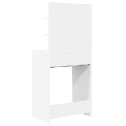 Sängrum Smyckesbord Vit 80 x 39,6 x 135 cm Konstruerat trä