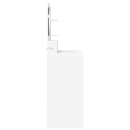 Sängrum Smyckesbord Vit 80 x 39,6 x 135 cm Konstruerat trä