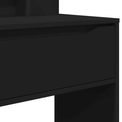 Sängrum Smyckesbord Svart 80 x 39,6 x 135 cm Konstruerat trä