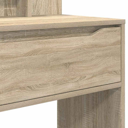 Sängrum Smyckesbord med låda Sonoma-ek 80 x 39,6 x 135 cm