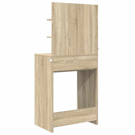 Sängrum Smyckesbord med låda Sonoma-ek 80 x 39,6 x 135 cm