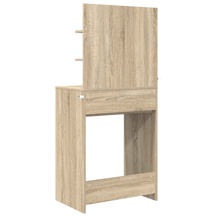 Sängrum Smyckesbord Sonoma-ek 80 x 39,6 x 135 cm
