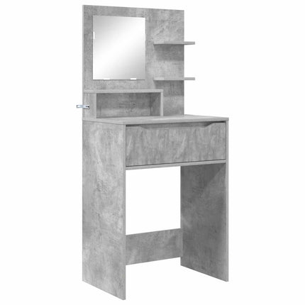 Sängrum Smyckesbord Betonggrå 80 x 39,6 x 135 cm