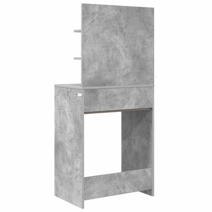 Sängrum Smyckesbord Betonggrå 80 x 39,6 x 135 cm