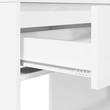 Sängrum Smyckesbord Högblanka vita 80 x 39,6 x 135 cm
