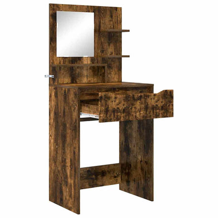 Sängrum Smyckesbord Rökt ek 80 x 39,6 x 135 cm Konstruerat trä