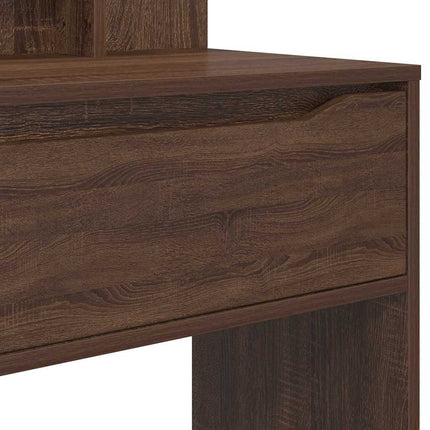 Sängrum Smyckesbord Brun Ek 80 x 39,6 x 135 cm Konstruerat trä