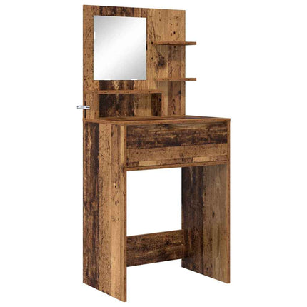 Sängrum Smyckesbord med låda Gammalt trä 80 x 39,6 x 135 cm