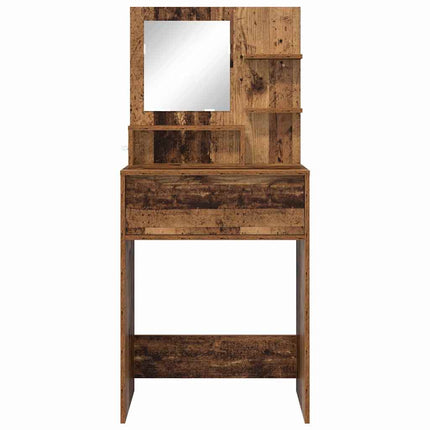 Sängrum Smyckesbord med låda Gammalt trä 80 x 39,6 x 135 cm