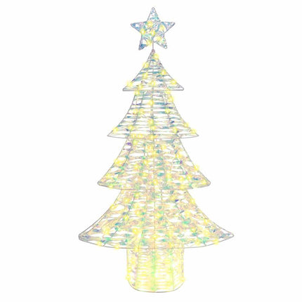 Julgran med 160 LED-lampor Varmvit 150 cm PET