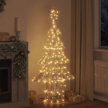 Julgran med 240 LED-lampor Varmvit 181 cm PET