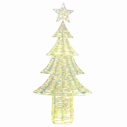 Julgran med 240 LED-lampor Varmvit 181 cm PET