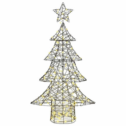 Julgran med 160 LED-lampor Varmvit 150 cm Rotting