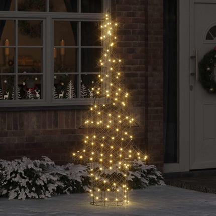 Julgran med 240 LED-lampor Varmvit 180 cm Rotting