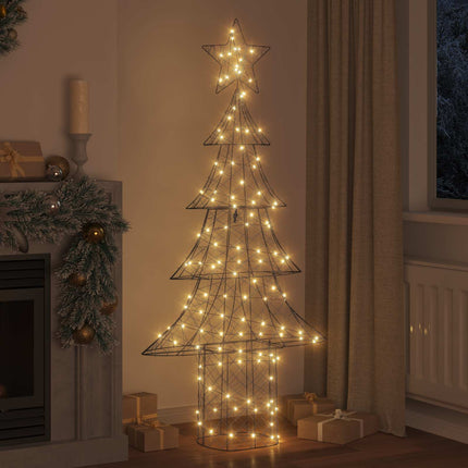 Julgran med 240 LED-lampor Varmvit 180 cm Rotting