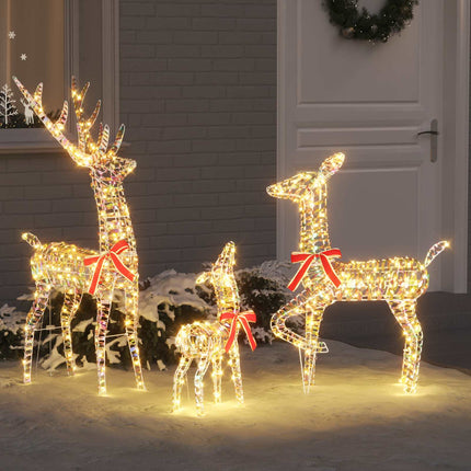 Renfamilj 3 st Varmvit 67 x 26 x 127 cm PET 300 LED-lampor