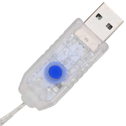 Krans med 60 LED-lampor Varmvit 76 x 76 x 8,5 cm Akryl