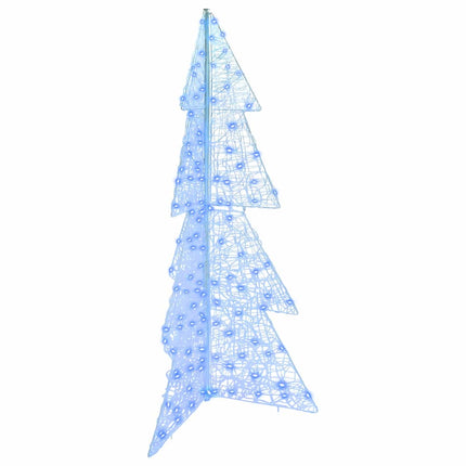 Julgran med 160 LED-lampor Blå 150 cm Akryl