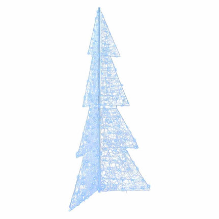 Julgran med 240 LED-lampor Kall Vit 180 cm Akryl